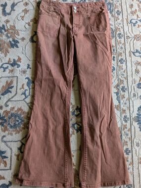 Maurices Rust Brown Flare Jeans